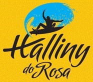 logotipo halliny do rosa